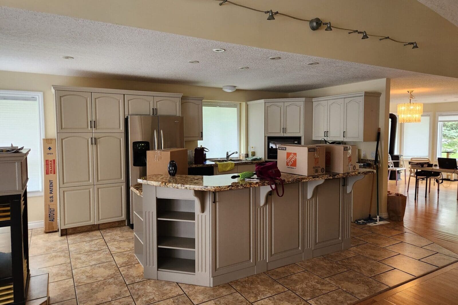 Priddis Kitchen Before Rusch Design Build Renovation